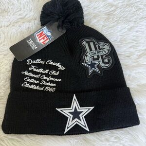 NWT* NFL Black Dallas Cowboys Beanie